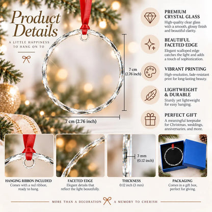 Personalized Mr & Mrs Christmas Ornament, First Christmas Married 2026, Newlywed Couple Keepsake, Wedding Gift for Couple