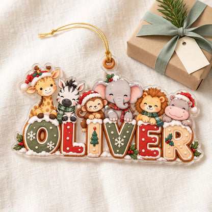 Personalized Horse Christmas Ornament, Custom Name Equestrian Ornament, Horse Lover Gift