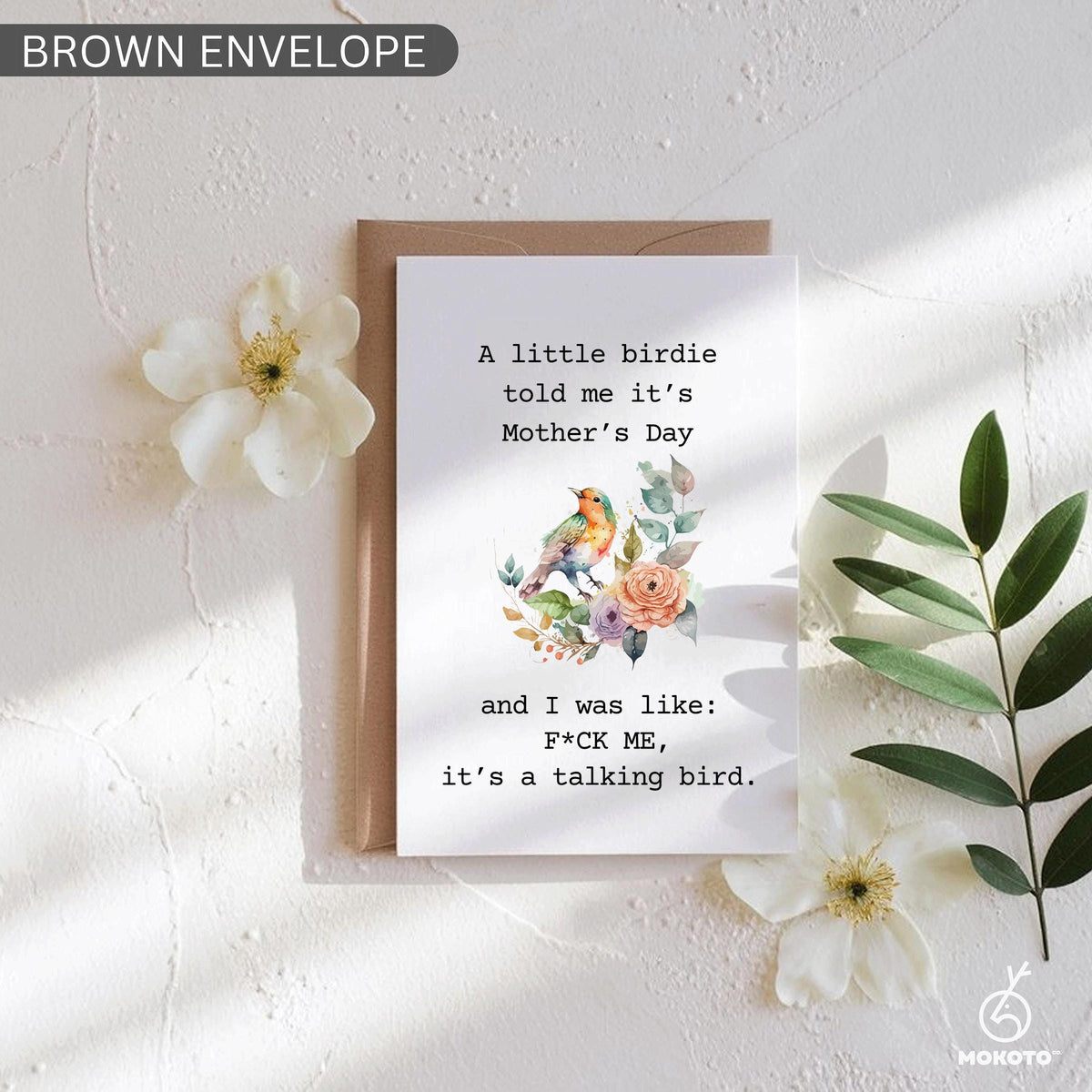 A Little Birdie Told Me It’s Mother's Day, Funny Mother’s Day Card