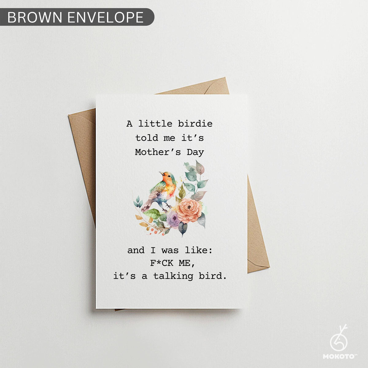 A Little Birdie Told Me It’s Mother's Day, Funny Mother’s Day Card