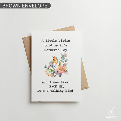 A Little Birdie Told Me It’s Mother's Day, Funny Mother’s Day Card