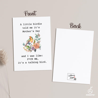 A Little Birdie Told Me It’s Mother's Day, Funny Mother’s Day Card