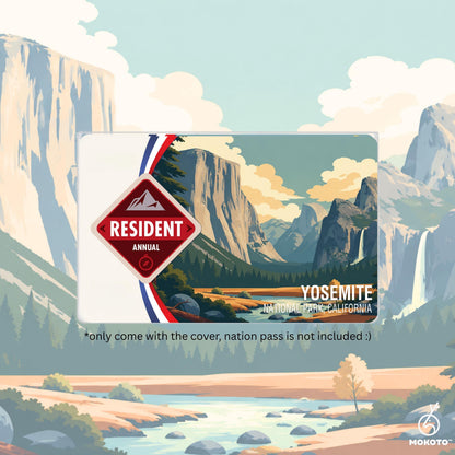 National Parks Pass Card Sleeve, Custom Your Own Parks Card Protector (Pass Not Included)