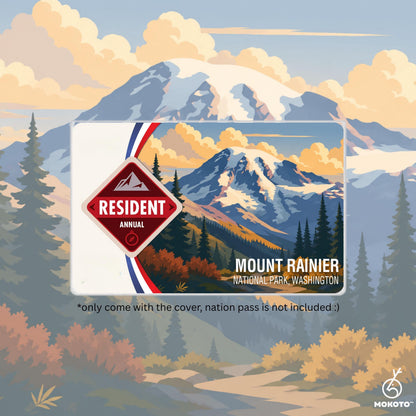 National Parks Pass Card Sleeve, Custom Your Own Parks Card Protector (Pass Not Included)