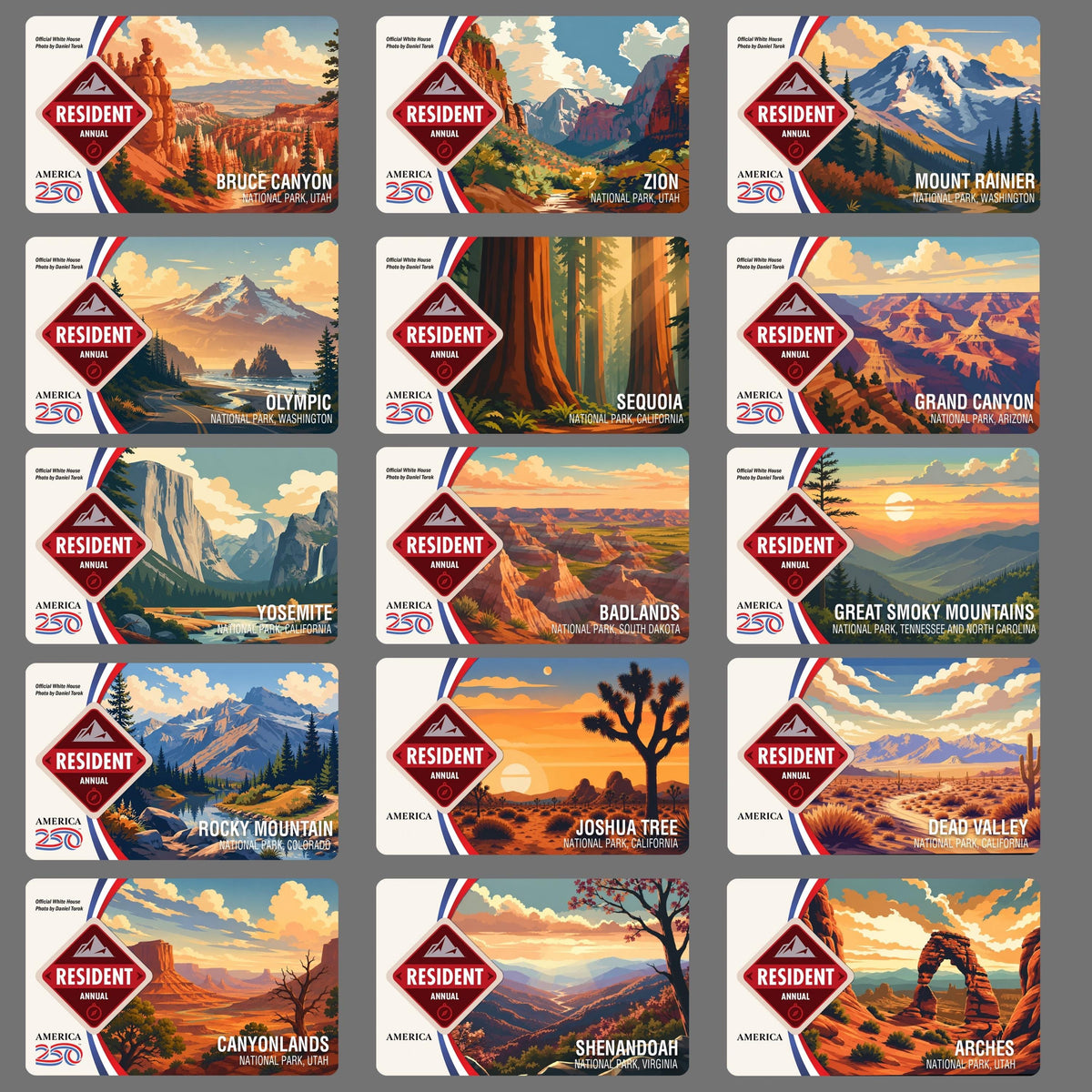 National Parks Pass Card Sleeve, Custom Your Own Parks Card Protector (Pass Not Included)