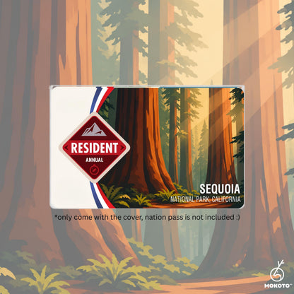 National Parks Pass Card Sleeve, Custom Your Own Parks Card Protector (Pass Not Included)