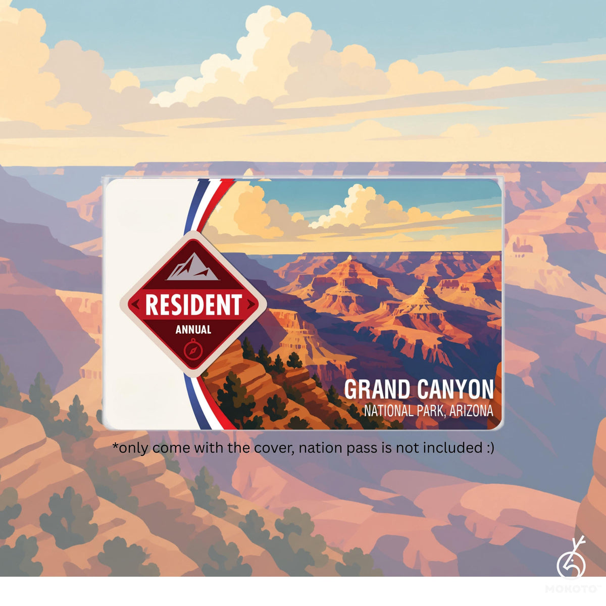 National Parks Pass Card Sleeve, Custom Your Own Parks Card Protector (Pass Not Included)