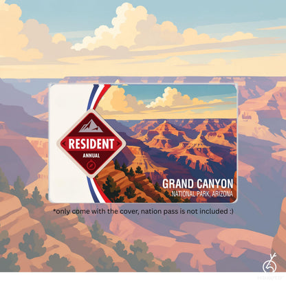 National Parks Pass Card Sleeve, Custom Your Own Parks Card Protector (Pass Not Included)