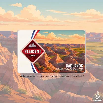 National Parks Pass Card Sleeve, Custom Your Own Parks Card Protector (Pass Not Included)
