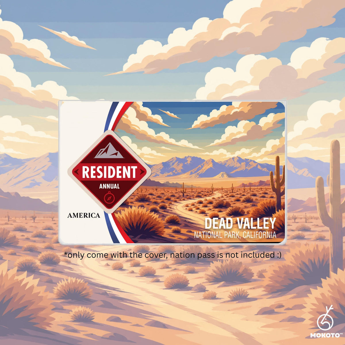National Parks Pass Card Sleeve, Custom Your Own Parks Card Protector (Pass Not Included)