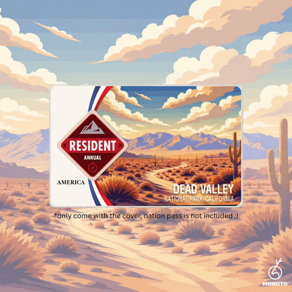 National Parks Pass Card Sleeve, Custom Your Own Parks Card Protector (Pass Not Included)